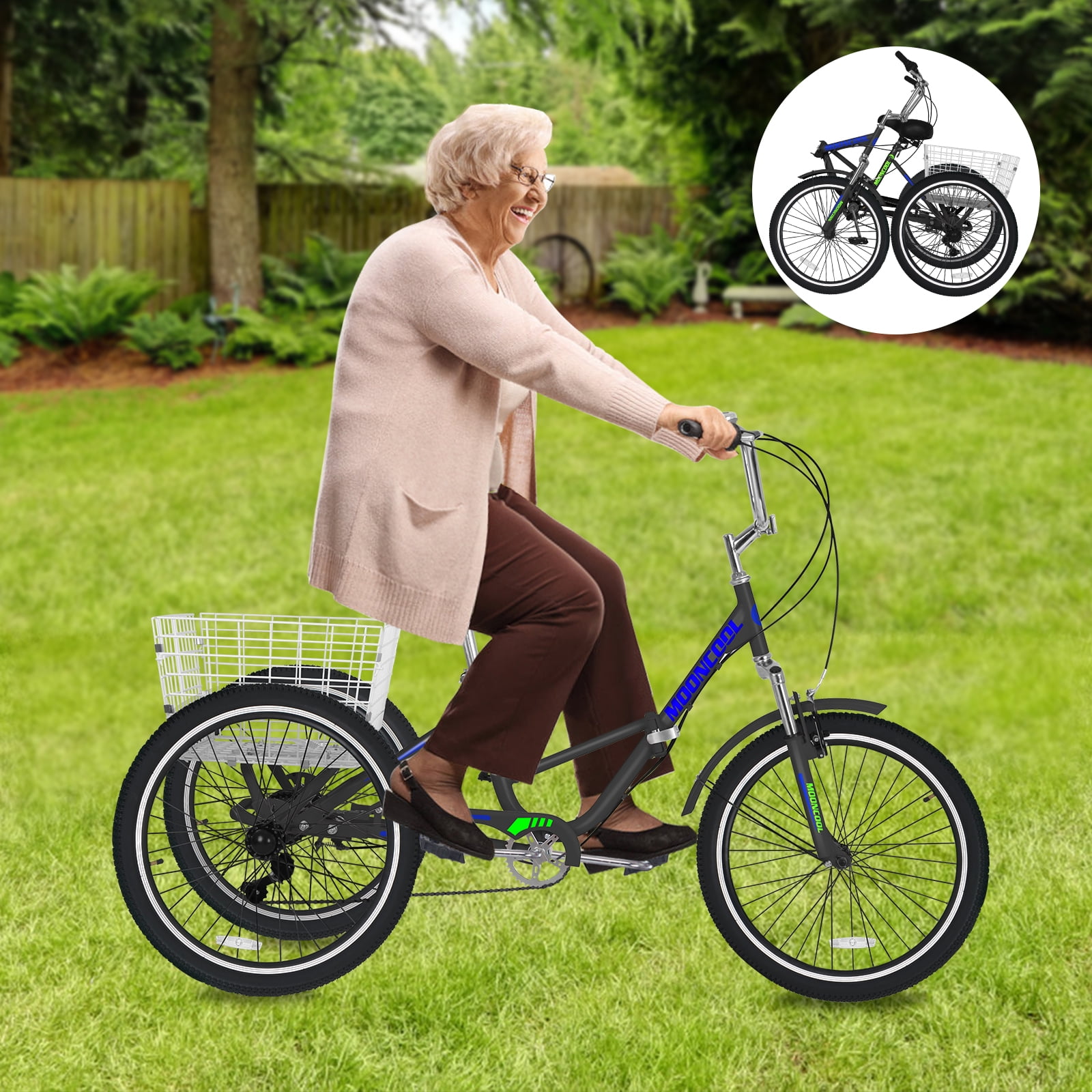 collapsible adult tricycle