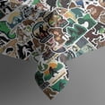 thumbnail image 5 of Multicolor Bigfoot and Sticker Pattern Square Tablecloth,Waterproof Square Table Cover,Wipeable Spillproof Washable Table Cover for Home Kitchen Party Decor 60"x60"(152x152cm), 5 of 6