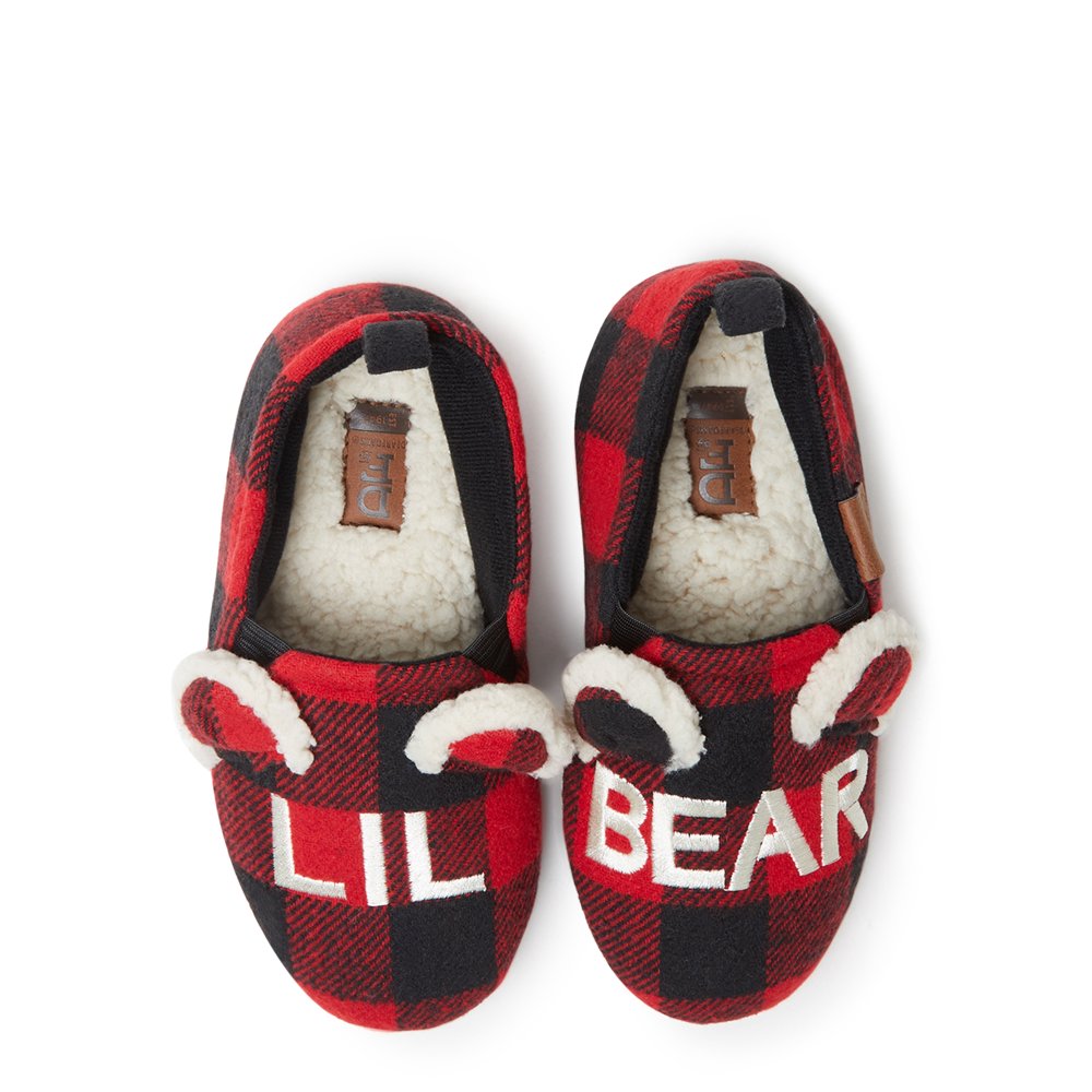 adult lil bear slippers