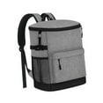 thumbnail image 3 of Mochila refrigerador de almacenamiento de alimentos mochila para hombres para mujeres que trabajan gris, 3 of 8