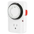 thumbnail image 2 of Timer Socket,Mechanical Timer Socket 24‑Hour Power Outlet Outlet Highly Versatile, 2 of 14