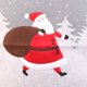 thumbnail image 5 of Juego de 4 fundas para sillas navideñas de Papá Noel, rojas y blancas, para respaldo de silla, para mesa festiva, decoración de estilo tradicional, 5 of 7