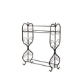 thumbnail image 2 of Pilaster Billups Free Standing Triple Bathroom Towel Rack, Black, 2 of 5