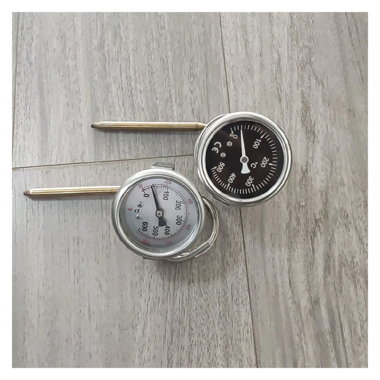 EP4 pizza oven electric oven bread kiln thermometer pointer temperature display, 500 degrees metal plate temperature gauge ,Easy to Use
