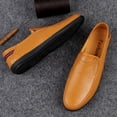 thumbnail image 6 of Men's Casual Loafers Slip On Leather Shoes Male Lightweight Driving Shoes Moccasins Classic Penny Loafer Flats Boat Shoes Outdoor Walking Shoes, 6 of 11