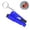 Blue, variant on Portable Car Emergency Window Breaker Keychain Multifunctional Survival Tool with Seatbelt Cutter Whistle, Mini Compact Safety Escape Tool for Vehicle Accident Rescue