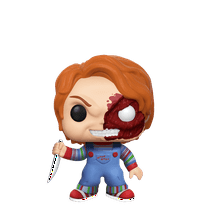 Funko POP Movies: Horror S7 - Chucky Half Face (BD) - Walmart Exclusive