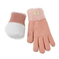 thumbnail image 5 of UTSJKR Winter Gloves for Women Touch Screen Ladies Thermal Fleece Warm knit Wool Snow Trendy Gloves for Cold Weather Pink, 5 of 5