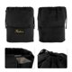 thumbnail image 3 of Ofertas Únicas 1 Pc Bolsa de Maquillaje Portátil con Cierre de Cuerda de Terciopelo Negro, 3 of 6