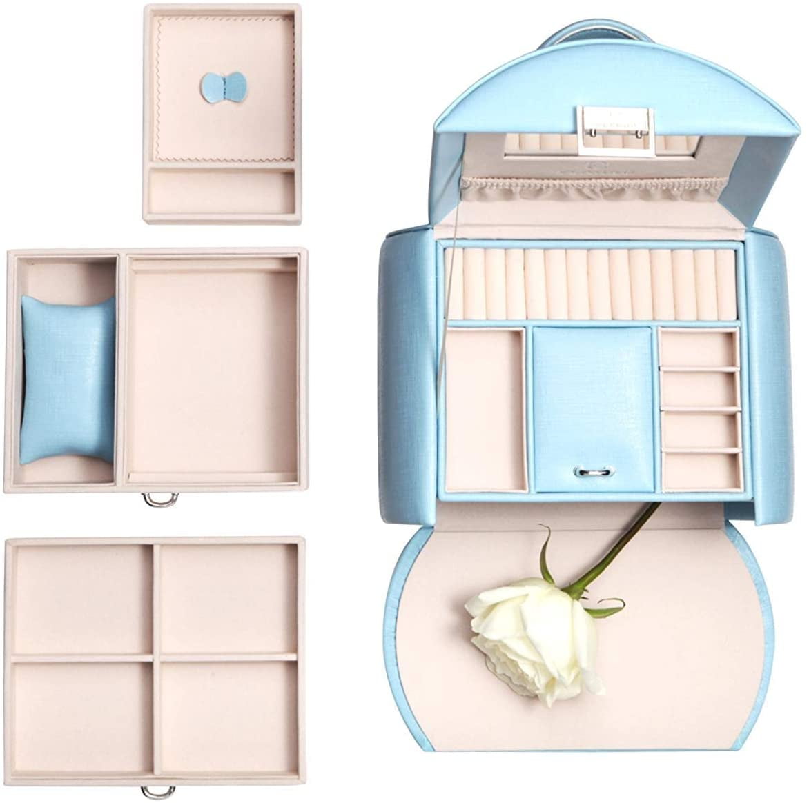 Vlando Princess Style Jewelry Box from Netherlands Design Team Fabulous Girls Gift (Pink)