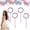 A*4, variant on Sparkling Americana Star Crown with Flowing Ribbons,Red White & Blue Patriotic Hair Accessory for Women