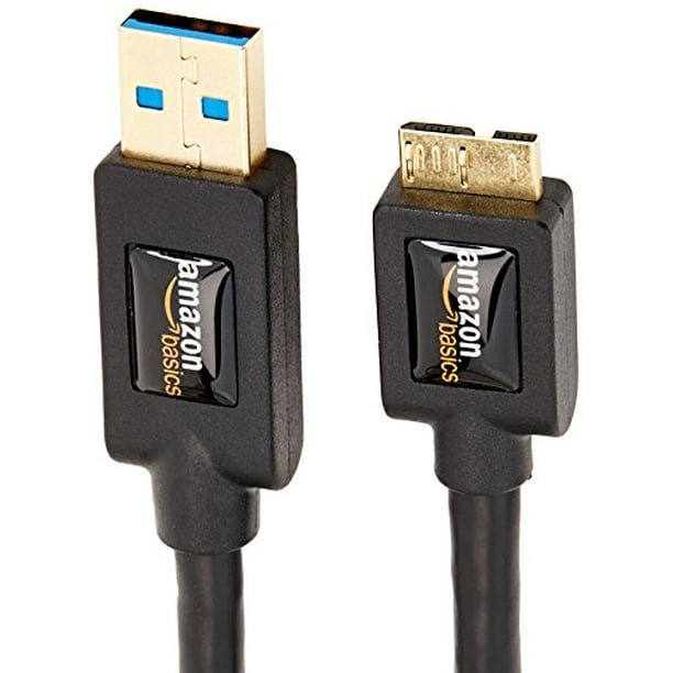 Basics USB 3.0 Cable a Male to Micro B 6 Feet (1.8 Meters