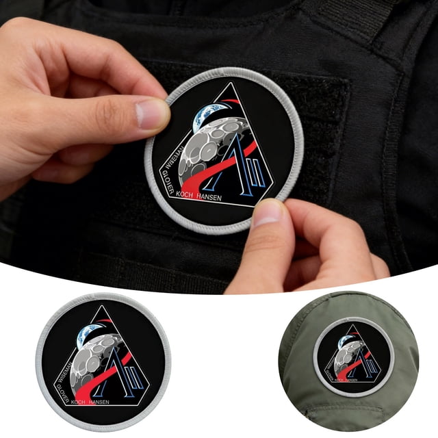 Reusable Badge Stickers with Strong Hook and Loop Fastener for Customizable Organization and Identification