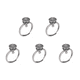 thumbnail image 1 of Asiento de loto de cobre, anillos antiestrés giratorios, joyería con apertura ajustable, 1 of 6