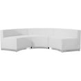 thumbnail image 4 of Flash Furniture Hercules Alon 3 Piece Reception Seating in White, 4 of 6