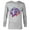 Athletic Heather, variant on Avengers A Logo Melting Paint Drip - Long Sleeve T-Shirt for Men - Customized-White