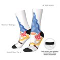 thumbnail image 4 of Logiee Autumn Funny Gnomes Print Adult Socks for Men & Women,Calf Socks, Ankle Socks,Boots Socks,Breathable Casual Sock,Unisex Crew Socks, 4 of 6