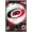 Barnwood Framed Version, variant on NHL Carolina Hurricanes - Maximalist Logo 23 Wall Poster with Push Pins, 22.375" x 34"