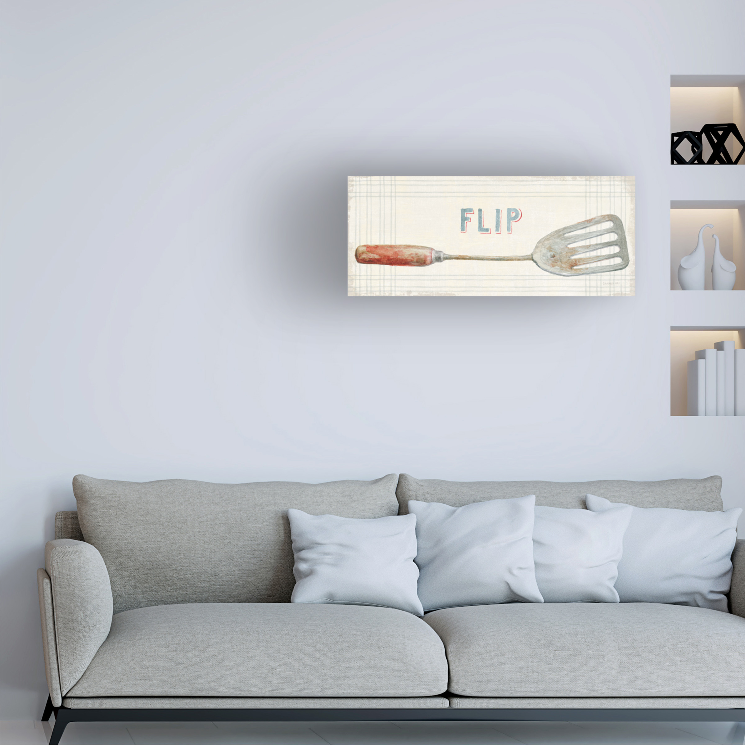 Danhui Nai 'Floursack Kitchen Sign I' Canvas Art