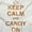 White, variant on Keep Calm and Candy On Halloween Plus Size Crewneck Graphic Tee Shirt Brisco Brands 2X