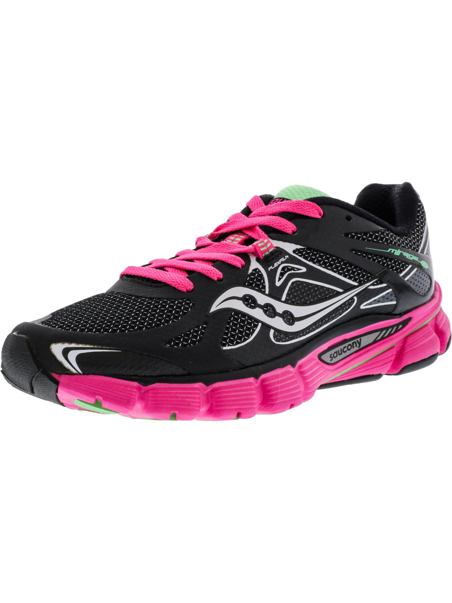 Saucony - Saucony Women's Mirage 4 Black / Pink Green Ankle-High Running  Shoe - 6M - Walmart.com - Walmart.com
