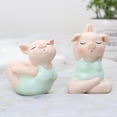 thumbnail image 6 of Topwoner Pig Ornaments Yoga Pig Ornaments,Cute Little Pig Yoga Statue Home Decor for Kids Living Room Office Decoration, 6 of 15
