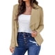 thumbnail image 1 of Gibobby Blazer mujer casual Blazer de manga larga para mujer con un botón color sólido para negocios delgado y de gran tamaño(Caqui,XG), 1 of 5
