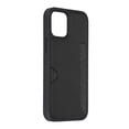 thumbnail image 3 of Funda protectora PU PC Funda ultra delgada para teléfono a prueba de golpes con billetera lateral para iPhone 12 MiniNegro, 3 of 5
