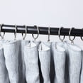 thumbnail image 6 of Uxcell 1.3'' Curtain Rings with Eyelet for Curtain Rod Metal Silver Tone Pack of 20, 6 of 7