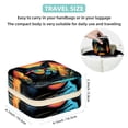 thumbnail image 5 of Retro Cat Travel Portable Square Jewelry Organizer Box - Earring Holder, Ring, Necklace, Bracelet Storage - Suitable for Girls and Women - Jewelry Stand, Jewelry Boxes, 5 of 6