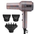 thumbnail image 1 of Secador de pelo eléctrico 1800W Soplador de pelo para el hogar Viento frío y caliente TFixol  Gris y enchufe de EE. UU., 1 of 7