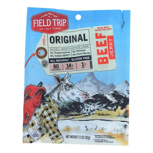 Field Trip Beef Jerky Gluten Free Case Of 9 2 2 Oz Walmart Com Walmart Com