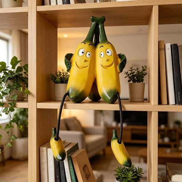 Adorable Resin Fruit Ornaments 7 Designs For Desktop Decoration Suitable For Bookshelves Windowsills And Home/garden Decor.