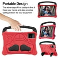 thumbnail image 2 of Kids Case for Samsung Galaxy Tab S9 FE/S9/S8/S7 Silicone Protective Rugged Case with Shoulder Strap & Handle Grip & Kickstand for Samsung Galaxy Tab S9 FE/S9/S8/S7, Red, 2 of 8