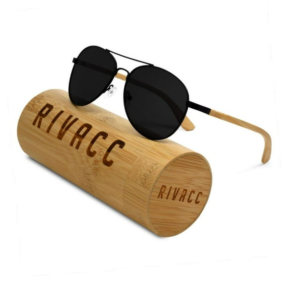 Lentes de Sol Rivacc Berlin - Negro Unisex