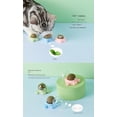 thumbnail image 2 of Bola giratoria de hierba gatera, burbujas de hierba gatera, bolas de hierba gatera, juguetes interactivos para gatos felices, juguete para la dentición de gatos para eliminar bolas de pelo, juguetes c, 2 of 7