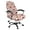 Ladybug Love Spots Beige, variant on SCRAWLGOD Ladybug Love Spots Beige Valentine's Day Computer Office Chair Cover Universal Breathable Stain Resistant Rotating Chair Cover Stretch Dustproof Boss Chair Covers, S