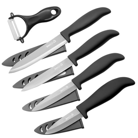 Innolife Ceramic Kitchen Knife Set With Sheath 6 Chef Knife 5