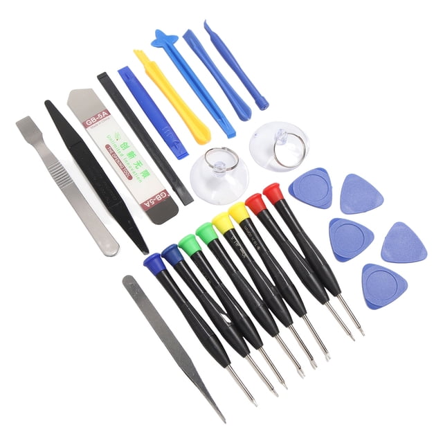 Kit De Herramientas De Reparación Electrónica 25 En 1, Juego De Destornilladores Herramienta De Reparación De Teléfonos Celulares Totalmente Compatible Almohadilla De Silicona