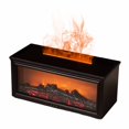 thumbnail image 1 of 3D Flame Oil Diffuser Humidifier With Remote Control 280ml Aroma Mist Maker For Home Bedroom Atmosphere Timer Auto Off 7 Color LED Night Light, 1 of 9