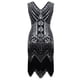 thumbnail image 2 of Vestido vintage de mujer de los años 20 para banquete, ligero, de lujo, para cóctel, fiesta, vestido de noche con borlas y lentejuelas, 2 of 6