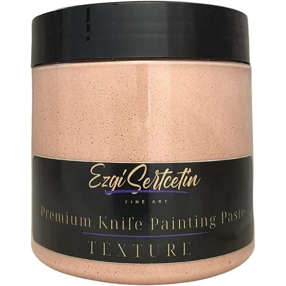 Premium Palette Knife Painting Paste|Texture Paste|Authentic Bright Colors|Ready to Use|Easy to Apply| 6oz (Peach'N Cream)