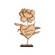 thumbnail image 2 of Decoración de la mesa familiar de figuras de madera, adorno artesanal para comedor, regalo personalizado para el Día de la Madre, escultura de madera maciza natural para guardar en recuerdo, 2 of 6