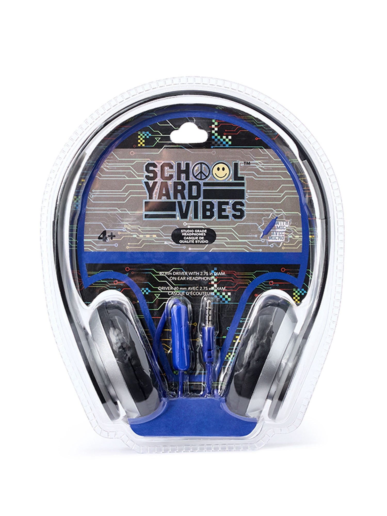 Schoolyard Vibes 17" 3 Piece Backpack Set with Headphones and Kids Lunch Box