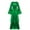 Green, variant on 2026 ! Womens Clothes asdoklhq Womens Plus Size Dresses Under $15Women Halloween Long Sleeve Splicing Solid Gothic Cosplay Dress