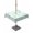 Teal, variant on Outdoor Tablecloths with Umbrella Hole & Zipper, Green Beige Spring Floral Round Tablecloth 54 Inch, Luxury Botanical Summer Waterproof Table Cloth, Patio/Pool/Picnic Table Covers