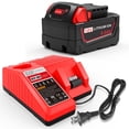thumbnail image 1 of Kit combinado de cargador de batería WECACHWE 18V 6.0Ah Litio, 1 of 8