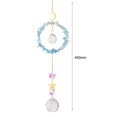 thumbnail image 2 of Cortina de cristal Wind Chime Prism Catchers Ornamento colgante Decoración (Azul cielo) Ehuebsd Libre de BPA, 2 of 7