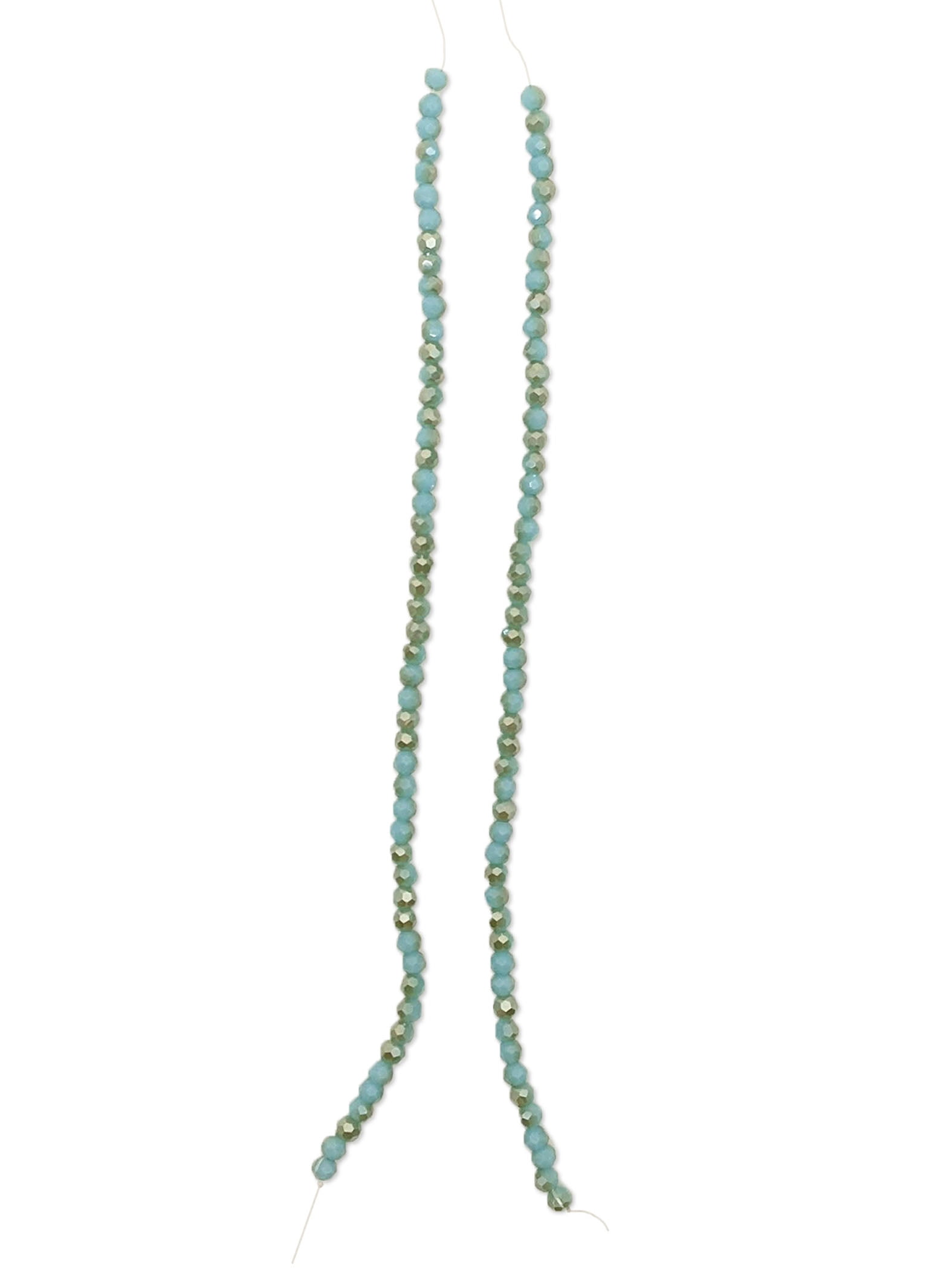 Blue Moon Beads Light Turquoise Glass Bead Strand for DIY Jewelry Making, Unisex, Adult, 1 Piece