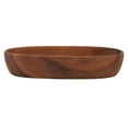 thumbnail image 2 of Wooden Salad Bowl Boat Shaped Large Capacity for Food Bread Fruits Snack Dessert, Hand Crafted  Material, Multipurpose Use, 2 of 7